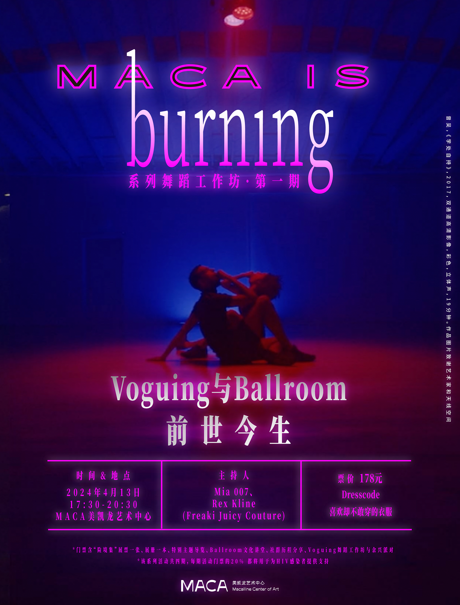 “MACA IS BURNING”舞蹈工作坊|Voguing与Ballroom的前世今生